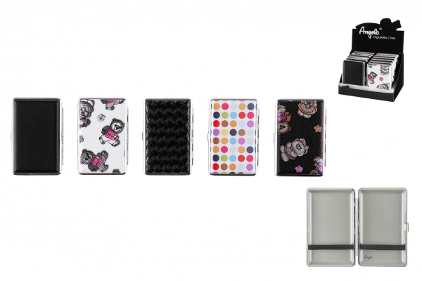 Zigarettenetui Lederimitat 100mm 16er Gummi